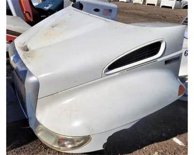 2013 International DuraStar 4300 Set-Back Fiberglass Hood, White, 41"