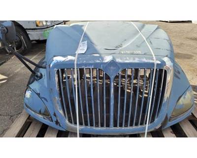 Used 2009 International ProStar Hood 56"L Set Back Axle, Part # 3595962C91/3611066C97/3858844C92