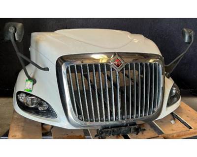 Used 2021 International RH613 Complete Hood 48"L with Mirrors, Part # 3804154C99