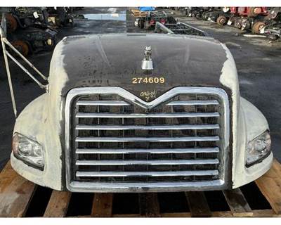 2014 Mack CXU633T Complete Hood 52"L with Right Mirror, Part # 82716357