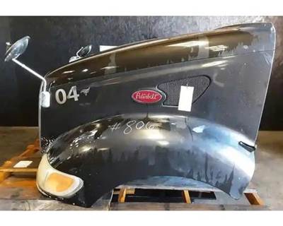 Used 2010 Peterbilt 387 Complete SBA Hood 57"L with Mirrors