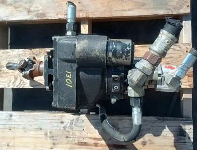 Hydraulic Pump and Motor Removed from Front End of 2000 Peterbilt 357 Cement