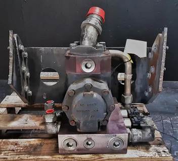 Heil Double Vane Hydraulic Pump, 4" Pilot, SAE B 2 Bolt Flange J744c, 1.25 Keyed