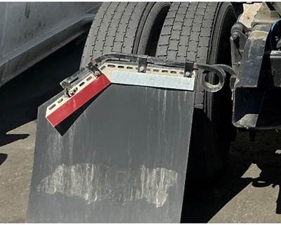 Used 2016 Freightliner Cascadia Left Rear Mud Flap