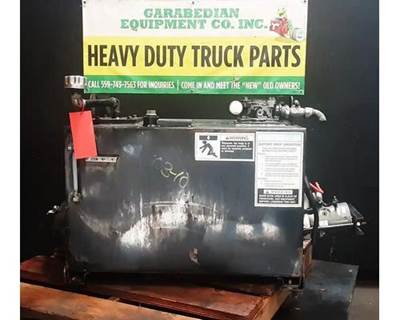Used 1996 Peterbilt 320 Left Hydraulic Tank Reservoir w/ Bucher 12V Pump/Motor, P/N 8111-S