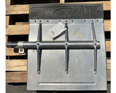 Used 2014 Peterbilt 579 Left Quarter Fender, Stainless Steel