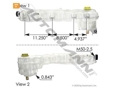 2018-UP Cascadia Surge Tank, Part # CR-04, 26009