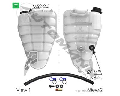 Surge Tank for Prostar w/ ISX (CR-06, IH1949), Part # ATM 575.10311