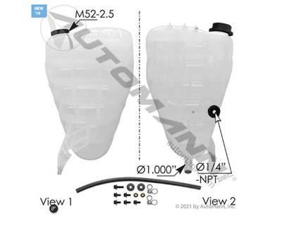 Surge Tank - IHC 2015-2017 ProStar w/ ISX, Part # ATM 575.10314