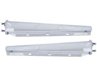 30-INCH Stainless Competition Series Straight Heavy Duty Mud Flap Hanger, 2-1/2 Inch Bolt