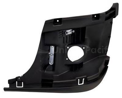 New Left Bumper End Reinforcement w/ Fog Light Hole for 2008-2017 Freightliner Cascadia