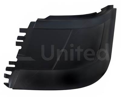 LH Bumper End Without Fog Light Hole (Screw Mount) For 2003-2017 Volvo VNL