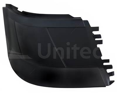 RH Bumper End Without Fog Light Hole (Screw Mount) For 2003-2017 Volvo VNL