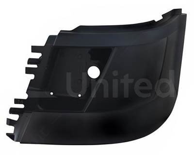 New Left Bumper End w/ Fog Light Hole (Screw Mount) for 2003-2017 Volvo VNL