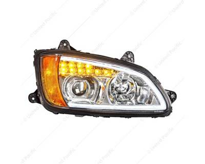 Right Chrome Projection Headlight w/ LED Turn Signal & Position Light for 2008-2017 KW T660