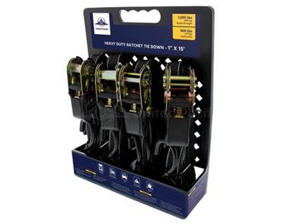 1" X 15' Ratchet Tie Down