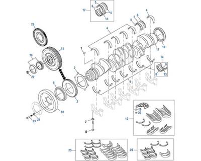 Oil Pump Outlet & Oil Pan Drain Plug O-Ring, Part # PAI 621211