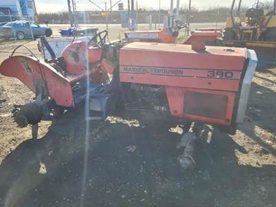 1987 MASSEY FURGUSON 390				
MODEL: 390				
VIN: LF31141V198619P				
ESN: