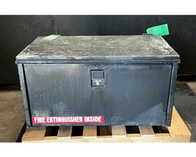 Driver Side Steel Tool Box, 36"L x 19"W x 19"H, No Key For Lock. 