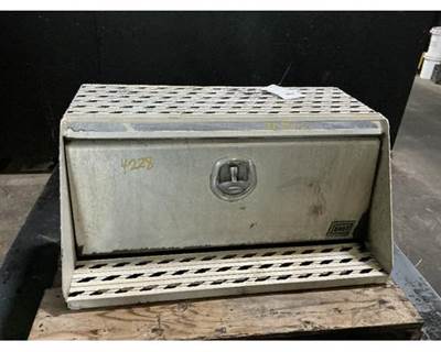 Driver Side Aluminum Frame Mounted Tool Box From 2007 International 9200I With