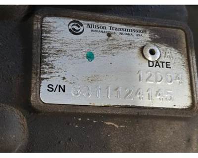 Allison 1000 HS Transmission for a Workhorse W62