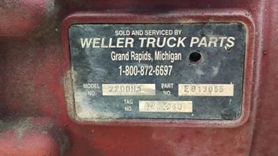 Allison 2200 HS Transmission for a Freightliner MT55 Chassis