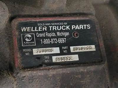 Allison 2200 HS Transmission for a Freightliner MT55 Chassis