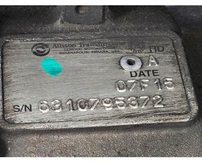 Allison 2200 HS Transmission for a Workhorse W62