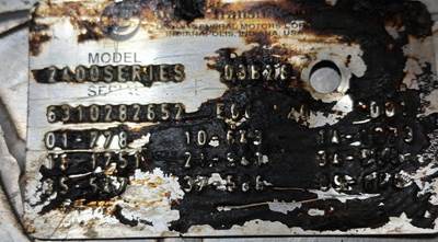 Allison 2400 Series Transmission for a International 4300