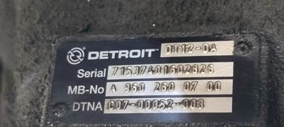 Detroit DT12-DA Transmission for a Freightliner Cascadia 125