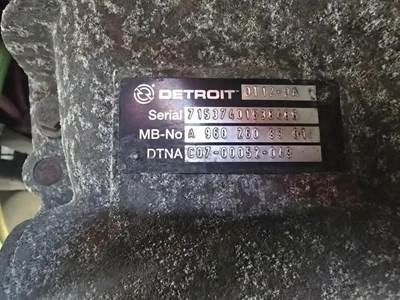 Detroit DT12-DA Transmission for a Freightliner Cascadia 125
