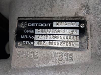 Detroit DT12-DA Transmission for a Freightliner CASCADIA
