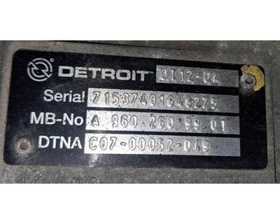 Detroit DT12-DA Transmission for a Freightliner Cascadia 126
