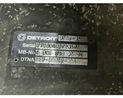 Detroit DT12-DA Transmission for a Freightliner Cascadia 125