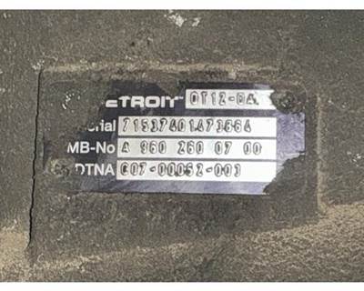 Detroit DT12-DA Transmission for a Freightliner CASCADIA