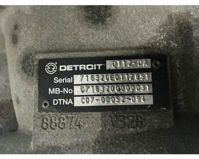 Detroit DT12-DA Transmission for a Freightliner CASCADIA