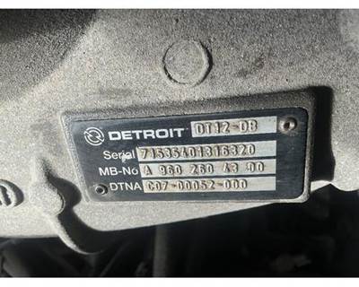 Detroit DT12-DB Transmission for a Freightliner CASCADIA