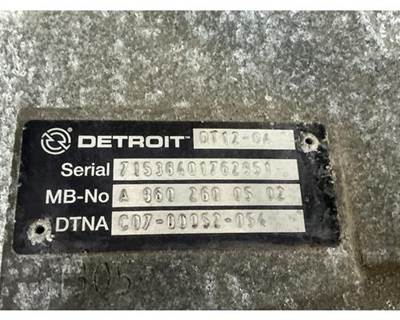 Detroit DT12-OA Transmission for a Freightliner Cascadia 125