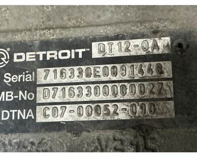 Detroit DT12-OA Transmission for a Freightliner CASCADIA