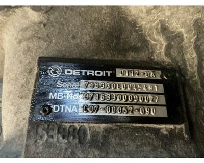 Detroit DT12-OA Transmission for a Freightliner CASCADIA