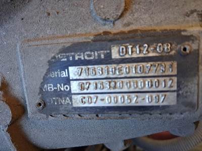 Detroit DT12-OB Transmission for a Freightliner CASCADIA