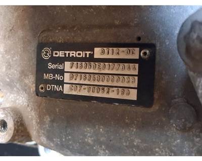 Detroit DT12-OC Transmission for a Freightliner Cascadia 126