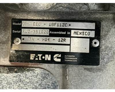 Eaton-Fuller EEO18F112C Transmission for a Peterbilt 579