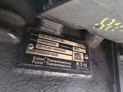 Eaton-Fuller EH6E606BCD Transmission for a Eaton/Fuller EH6E606BCD