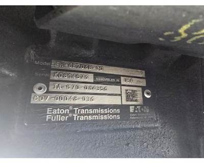 Eaton-Fuller EH6E606BCD Transmission for a Freightliner Other