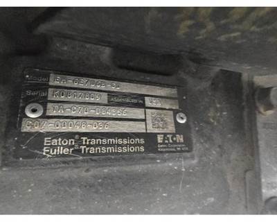 Eaton-Fuller EH6E706BCD Transmission for a Freightliner MT-55