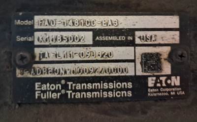 Eaton-Fuller FAO14810CEA3 Transmission for a Kenworth T680