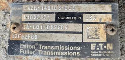 Eaton-Fuller Transmission for a International Prostar