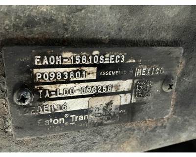 Eaton-Fuller FAOM15810SEC3 Transmission for a International ProStar