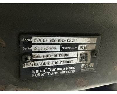 Eaton-Fuller FAOM15810SEC3 Transmission for a Peterbilt 579